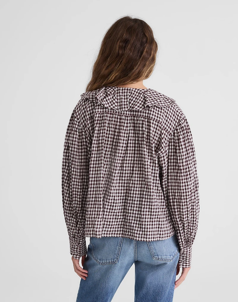 Ruffled Pintuck Top | Madewell