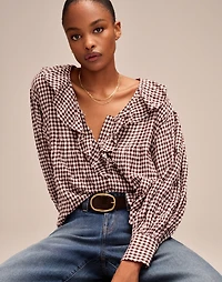 Ruffled Pintuck Top | Madewell