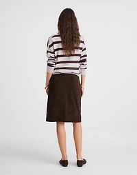 Suede Column Skirt | Madewell