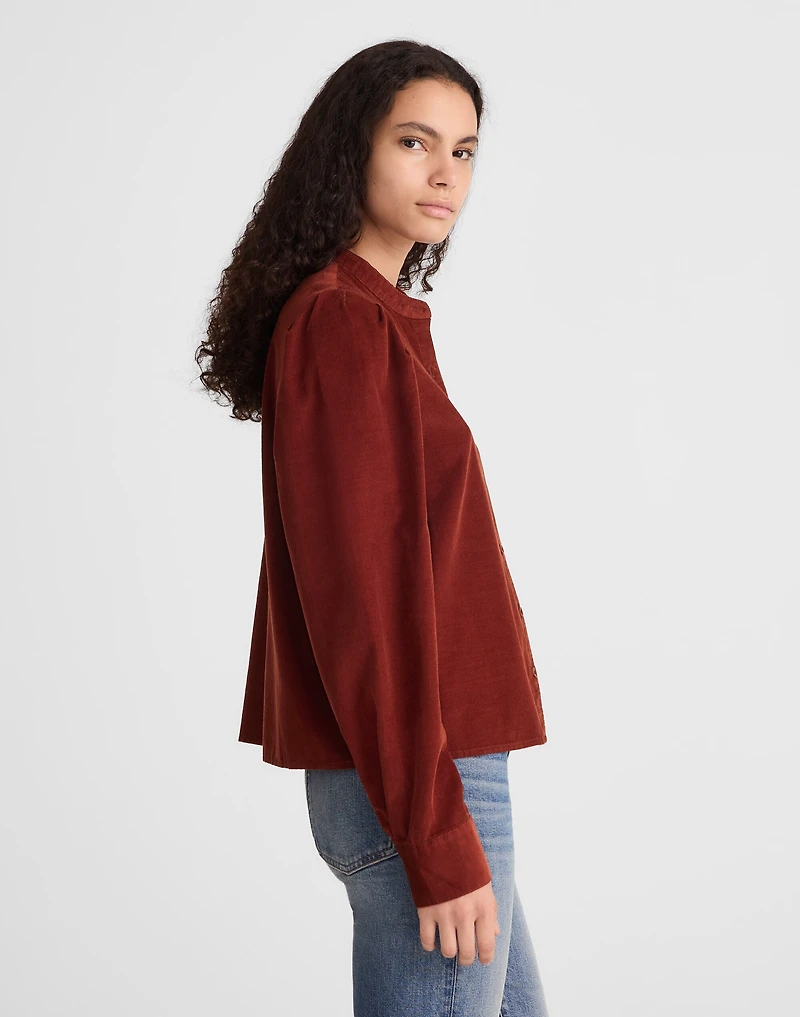 Puff-Sleeve Button-Up Shirt | Madewell