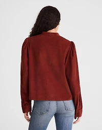 Puff-Sleeve Button-Up Shirt | Madewell