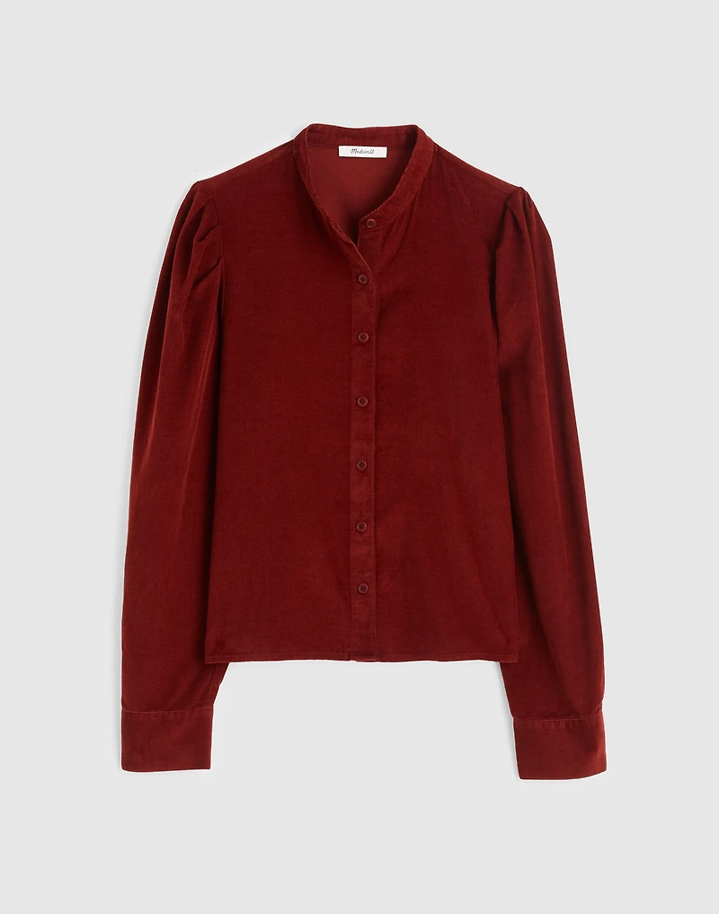 Puff-Sleeve Button-Up Shirt | Madewell