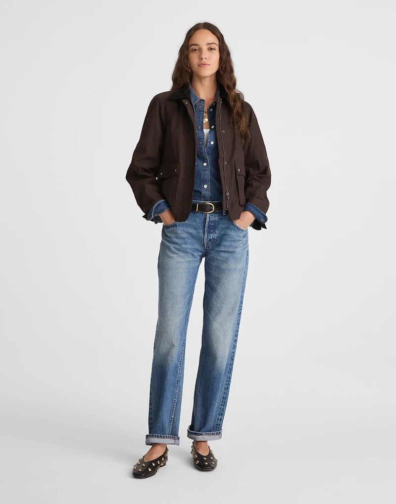 Waxed Zip-Front Jacket | Madewell