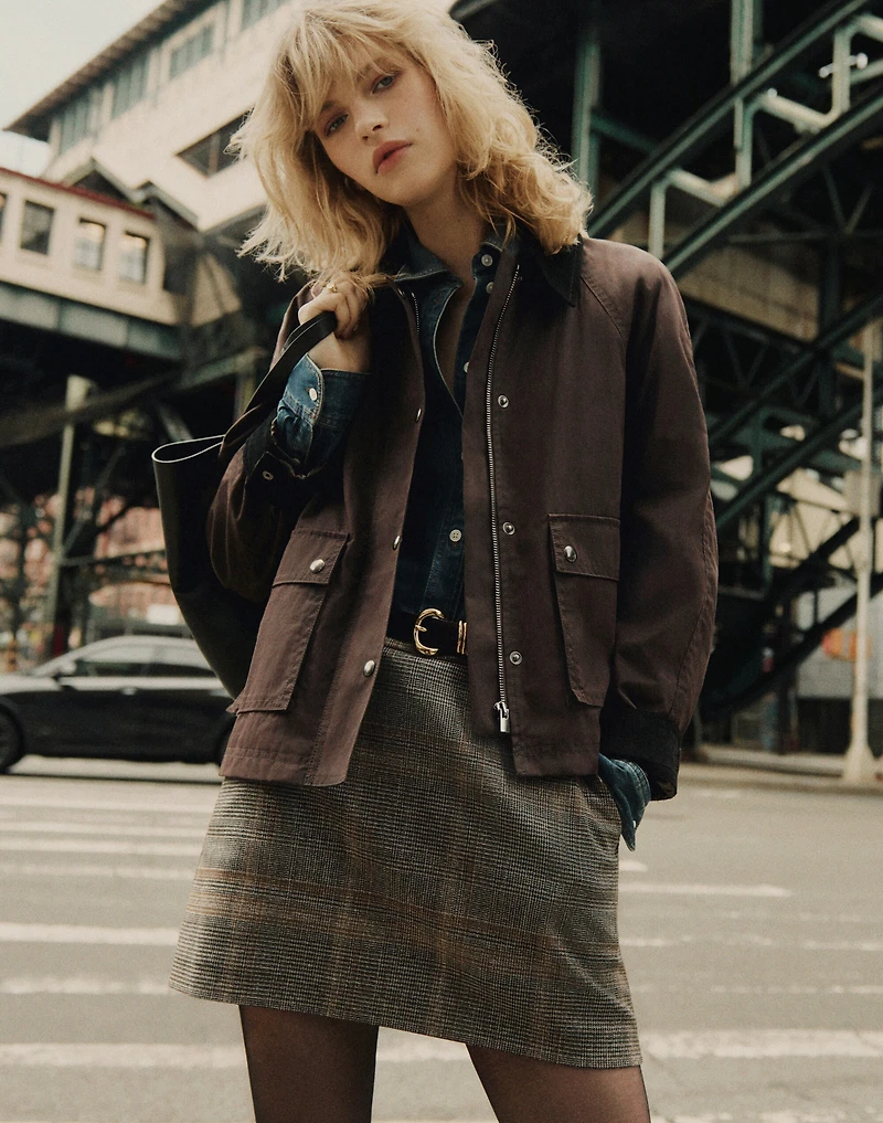 Waxed Zip-Front Jacket | Madewell