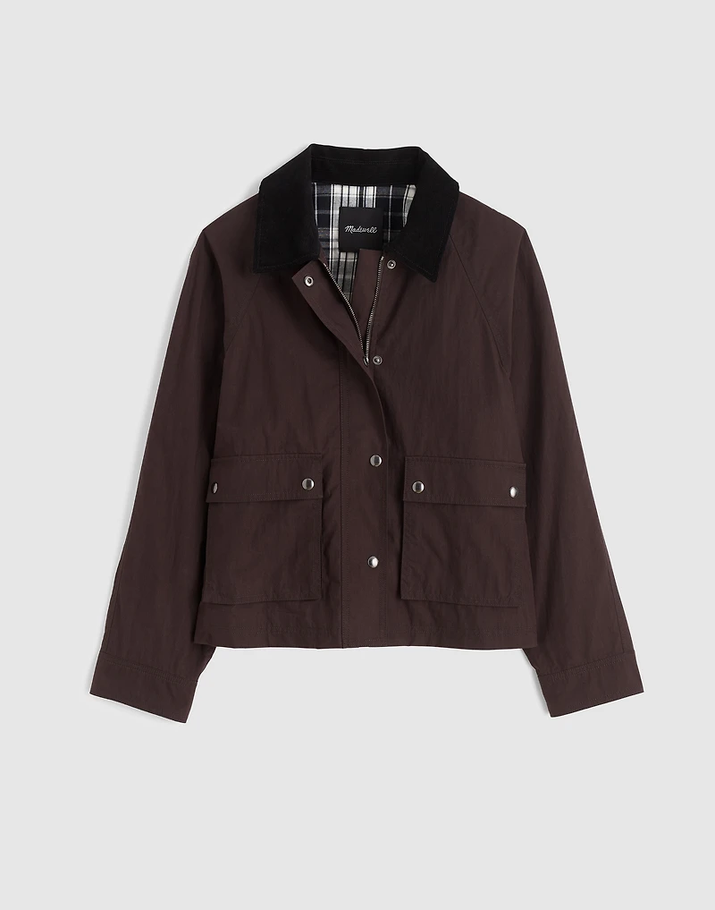 Waxed Zip-Front Jacket | Madewell