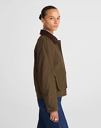 Waxed Zip-Front Jacket | Madewell