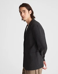 Unstructured Houndstooth Blazer | Madewell