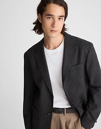 Unstructured Houndstooth Blazer | Madewell