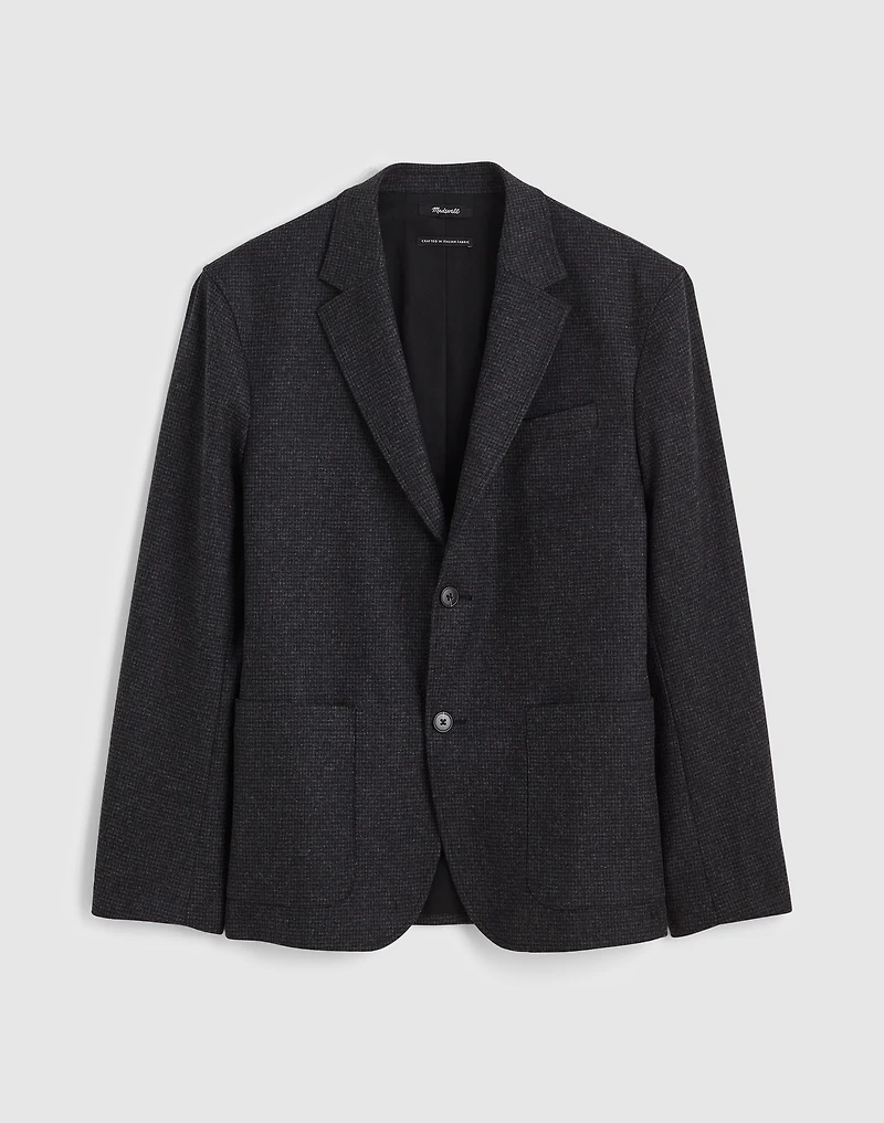 Unstructured Houndstooth Blazer | Madewell