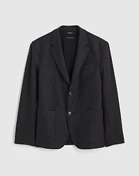 Unstructured Houndstooth Blazer | Madewell