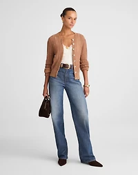 Pointelle-Stitch Cardigan in Alpaca Blend | Madewell