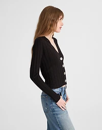 Ribbed V-Neck Cardigan | Madewell