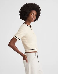 Short Puff-Sleeve Cardigan | Madewell
