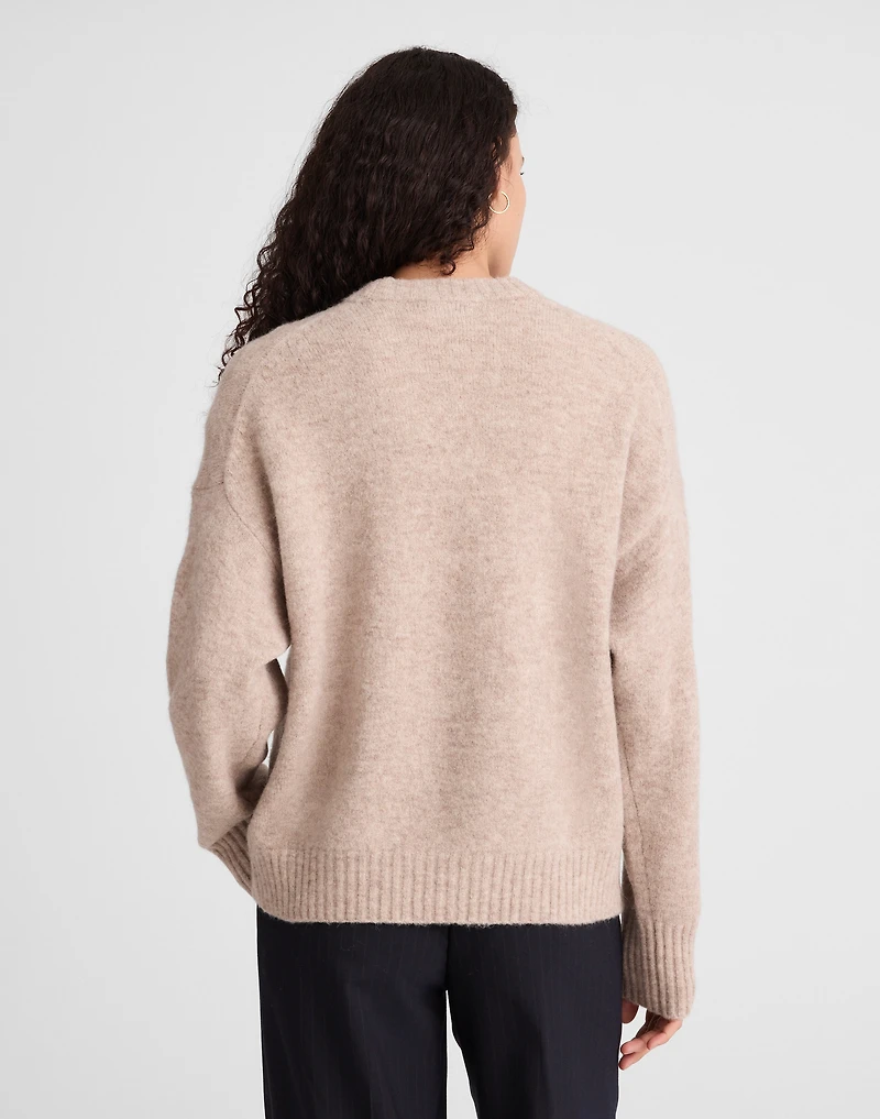 CloudSoft Drop-Shoulder Crewneck Sweater | Madewell