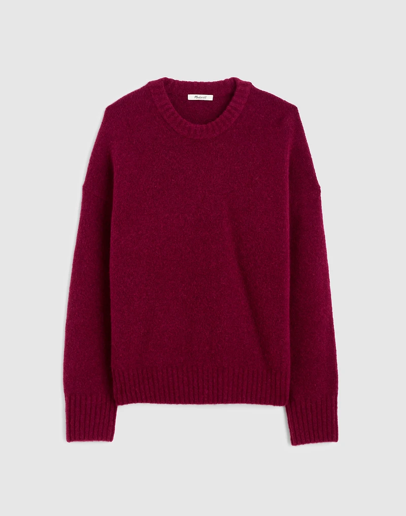 CloudSoft Drop-Shoulder Crewneck Sweater | Madewell