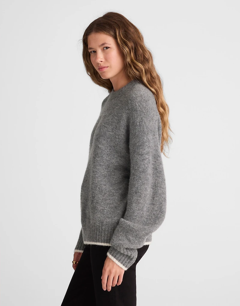 CloudSoft Drop-Shoulder Crewneck Sweater | Madewell