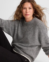 CloudSoft Drop-Shoulder Crewneck Sweater | Madewell