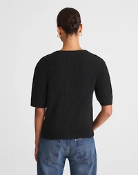Patch-Pocket Puff-Sleeve Cardigan | Madewell