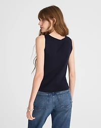 Boatneck Sleeveless Sweater | Madewell