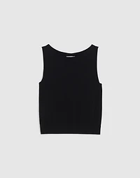 Boatneck Sleeveless Sweater | Madewell