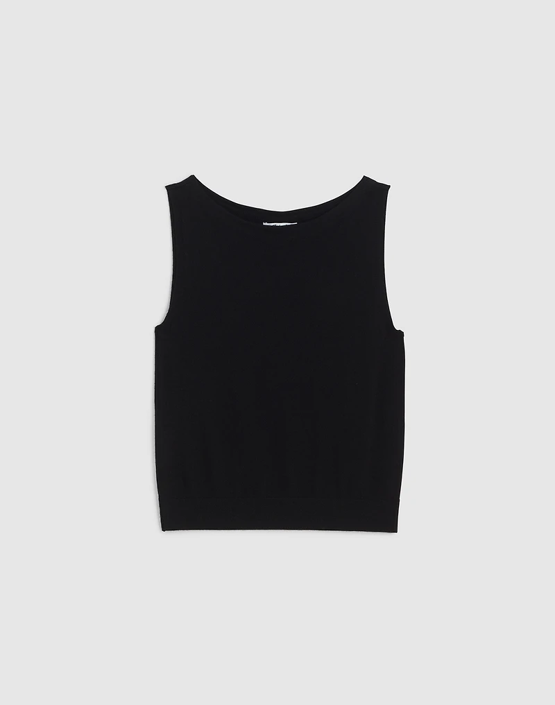 Boatneck Sleeveless Sweater | Madewell