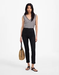 Denim Slim Crop Pants Black Rinse | Madewell