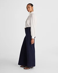The Curvy Wide-Leg Pant Garment-Dyed Twill | Madewell