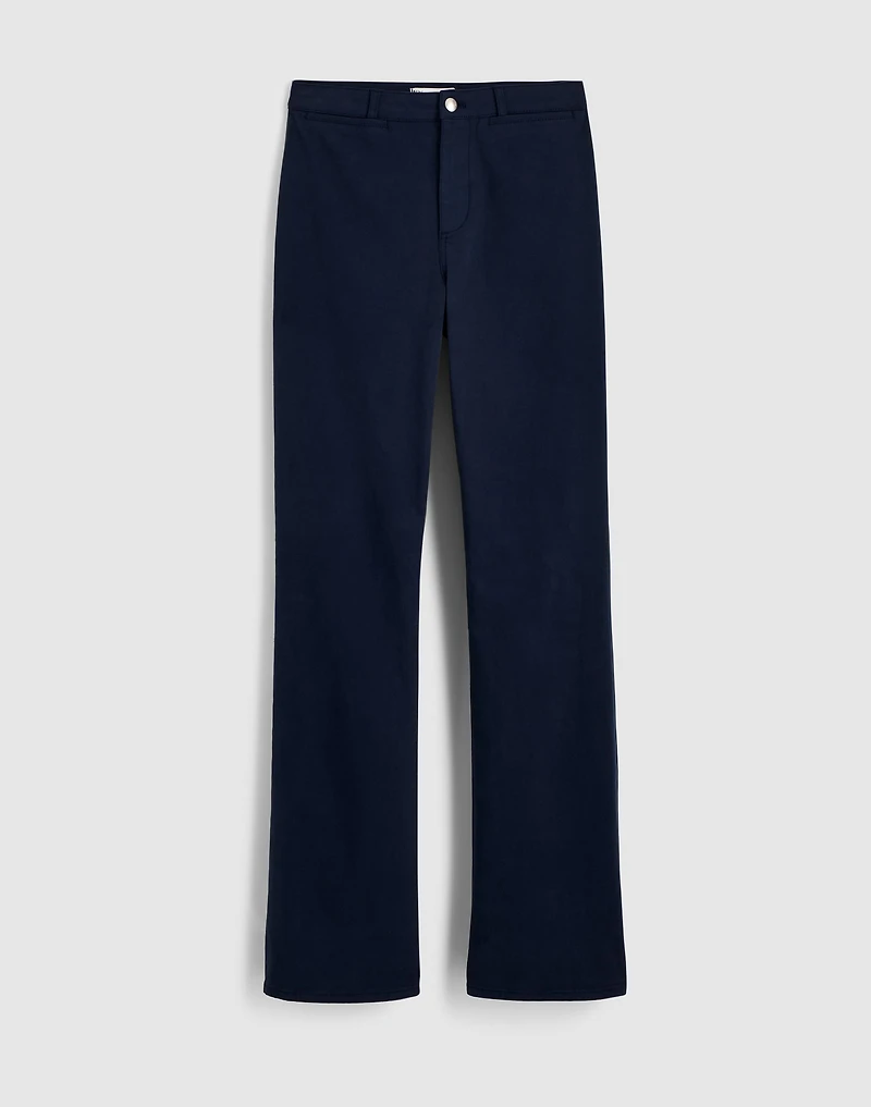 The Curvy Wide-Leg Pant in Garment-Dyed Twill | Madewell