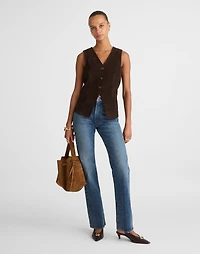 Cutaway Vest Suede | Madewell
