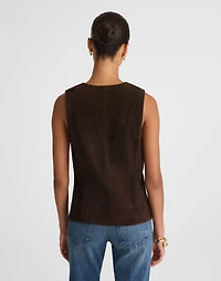 Cutaway Vest Suede | Madewell