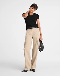 V-Neck Baby Tee Compact Cotton | Madewell