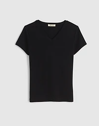 V-Neck Baby Tee Compact Cotton | Madewell