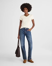 V-Neck Baby Tee Compact Cotton | Madewell