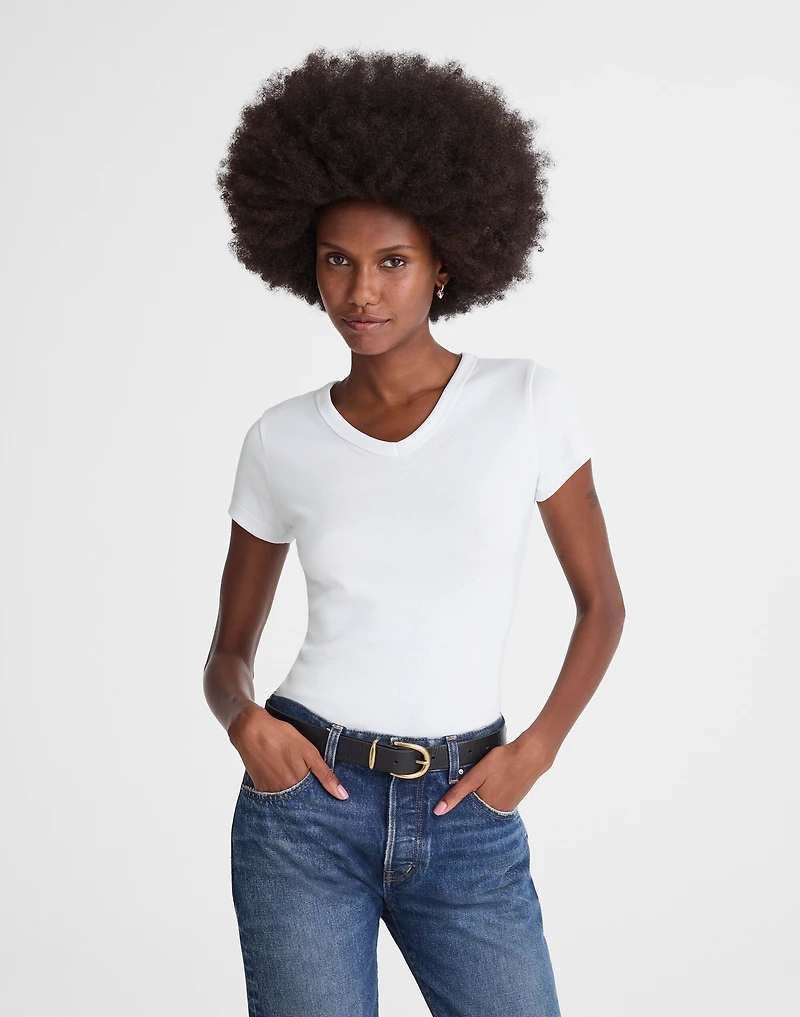 V-Neck Baby Tee | Madewell