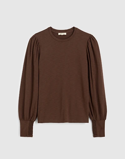 Smocked Long-Sleeve Top | Madewell