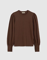 Smocked Long-Sleeve Top | Madewell