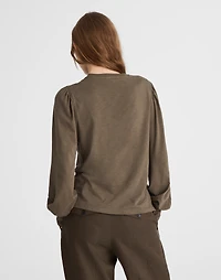 Smocked Long-Sleeve Top | Madewell