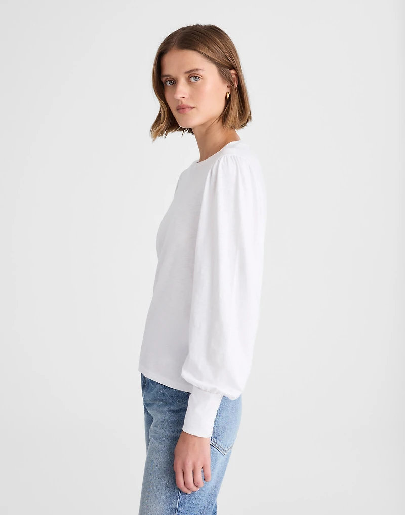 Smocked Long-Sleeve Top | Madewell