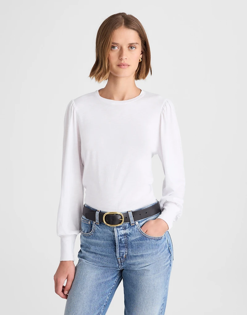 Smocked Long-Sleeve Top | Madewell