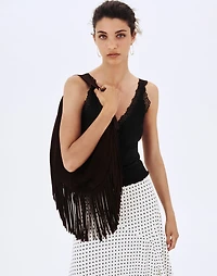 Lace-Trim V-Neck Tank | Madewell