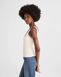 Lace-Trim V-Neck Tank | Madewell