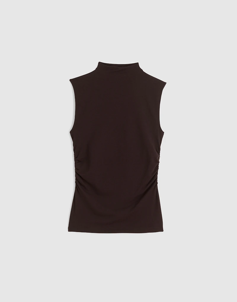 Ruched Mockneck Tank | Madewell