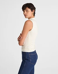 Ruched Mockneck Tank | Madewell
