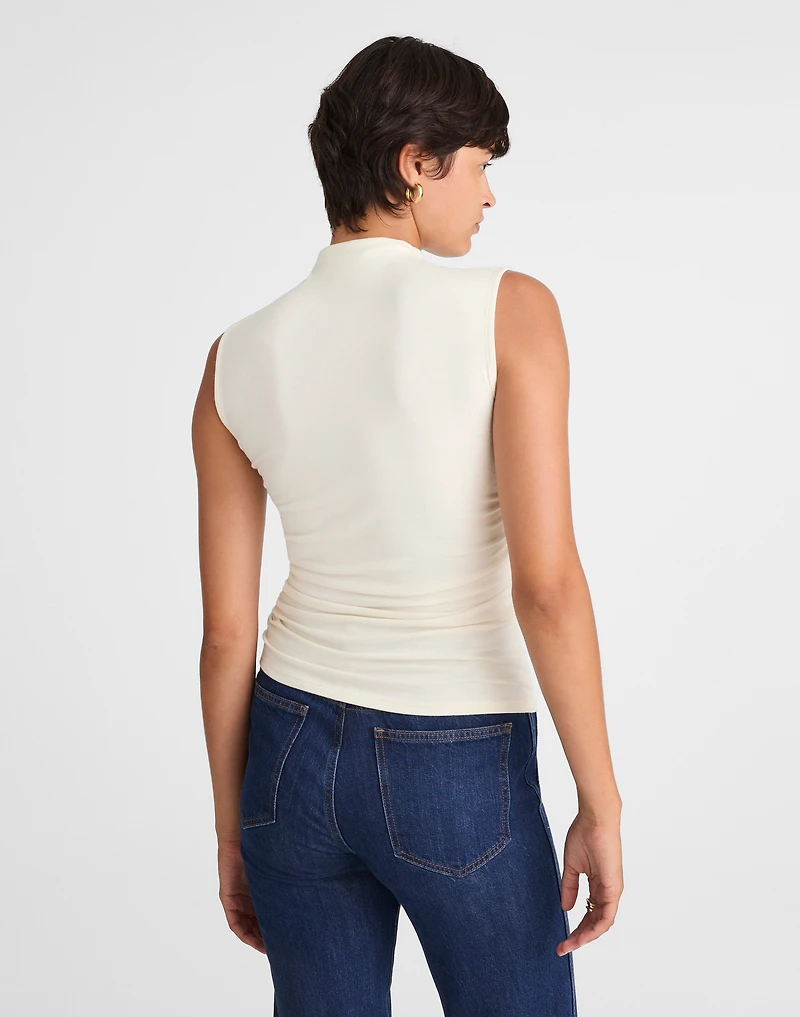 Ruched Mockneck Tank | Madewell