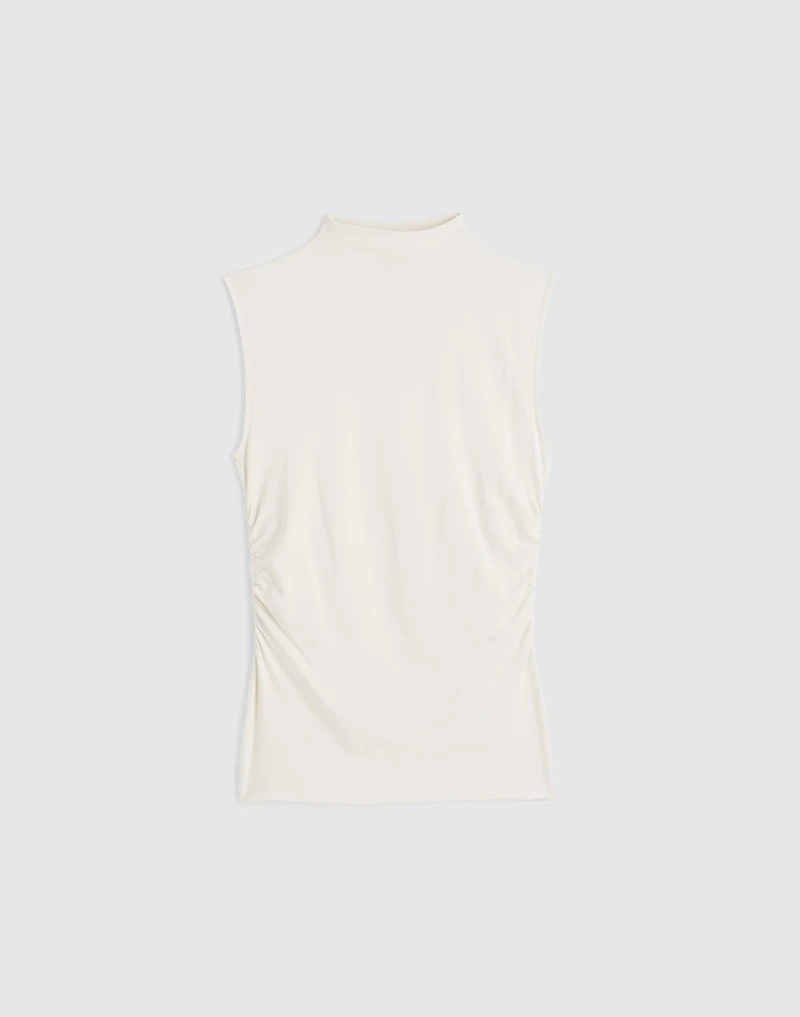 Ruched Mockneck Tank | Madewell