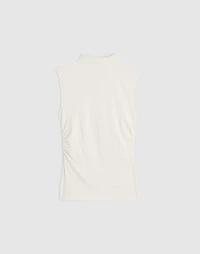 Ruched Mockneck Tank | Madewell