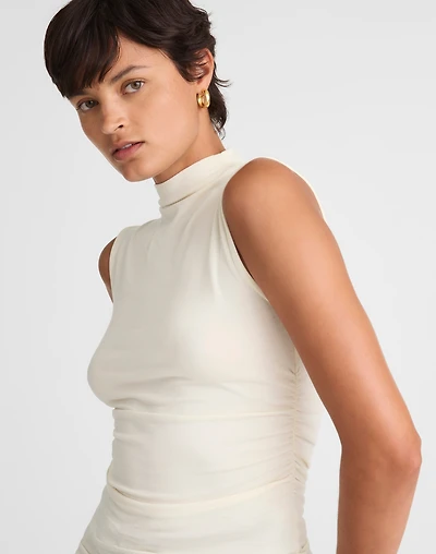 Ruched Mockneck Tank | Madewell