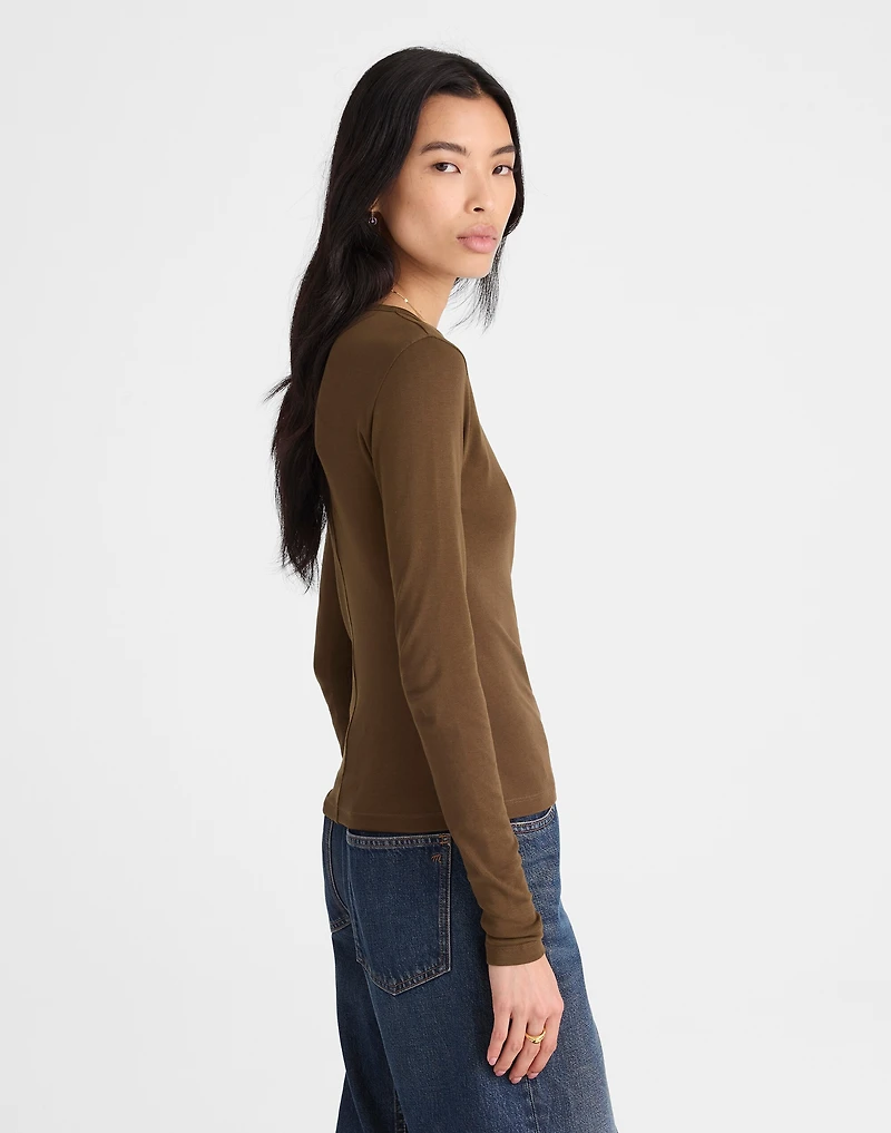 Crewneck Long-Sleeve Tee | Madewell