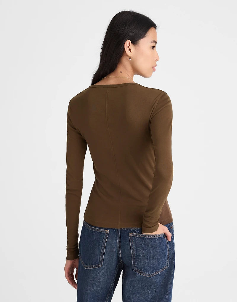 Crewneck Long-Sleeve Tee | Madewell