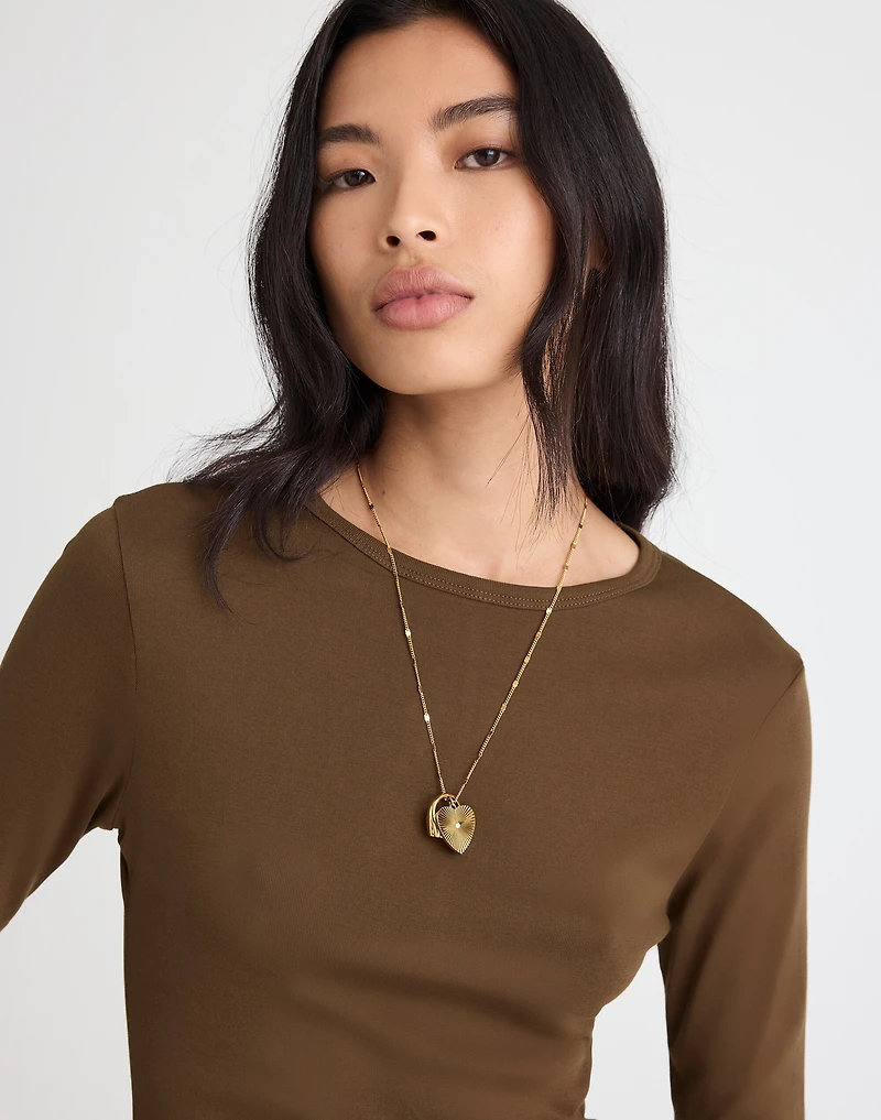 Crewneck Long-Sleeve Tee | Madewell
